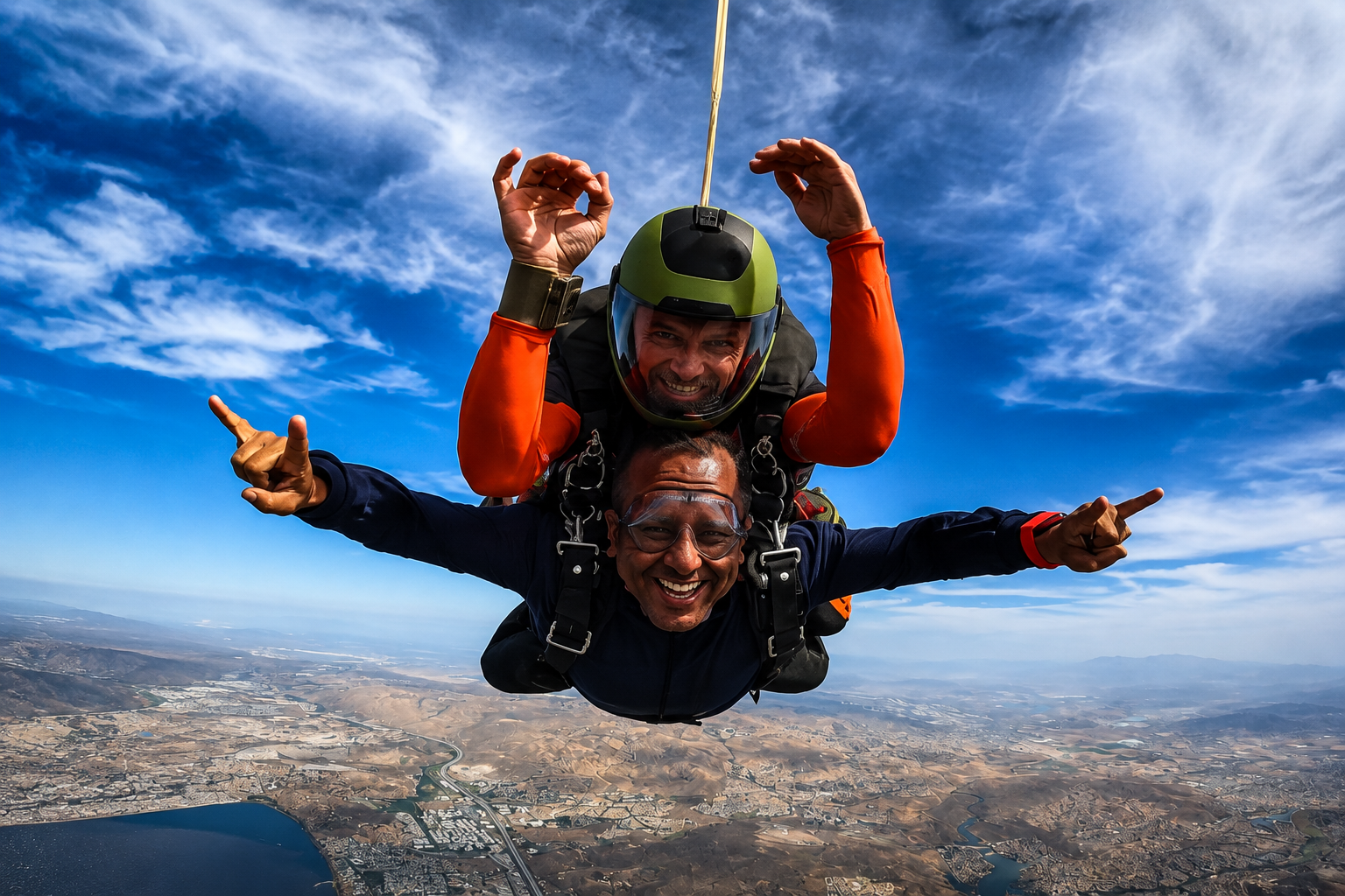 skydiving